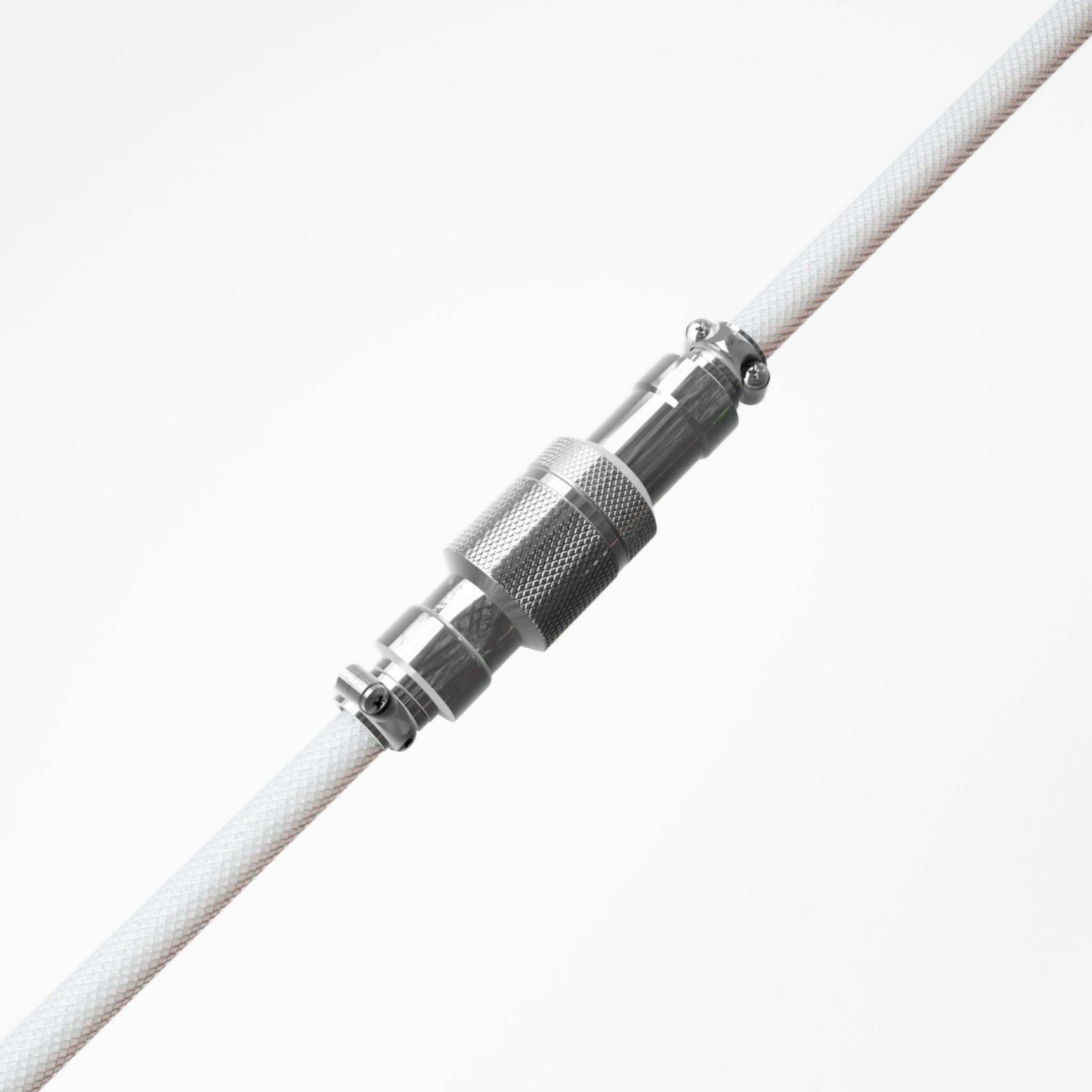 White Coiled Keyboard Cable
