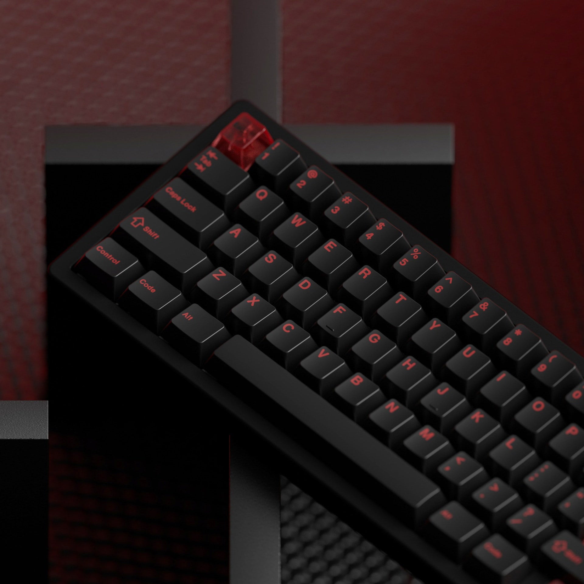 JKDK "Crimson Red" Keycap Set