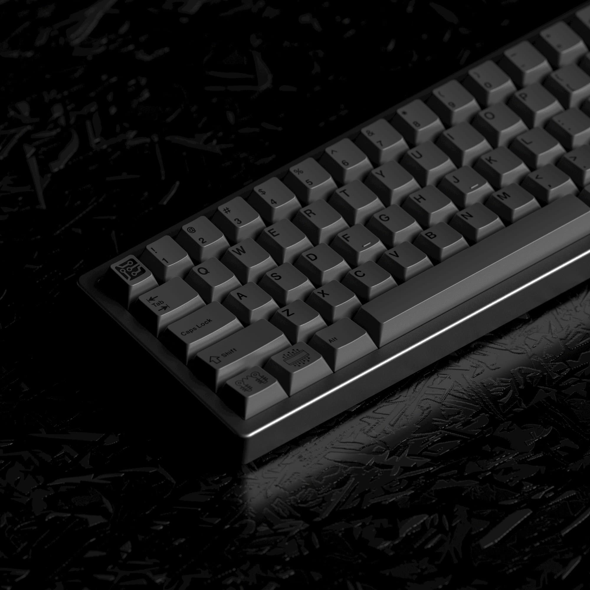 JKDK "Dark Matter" Keycap Set