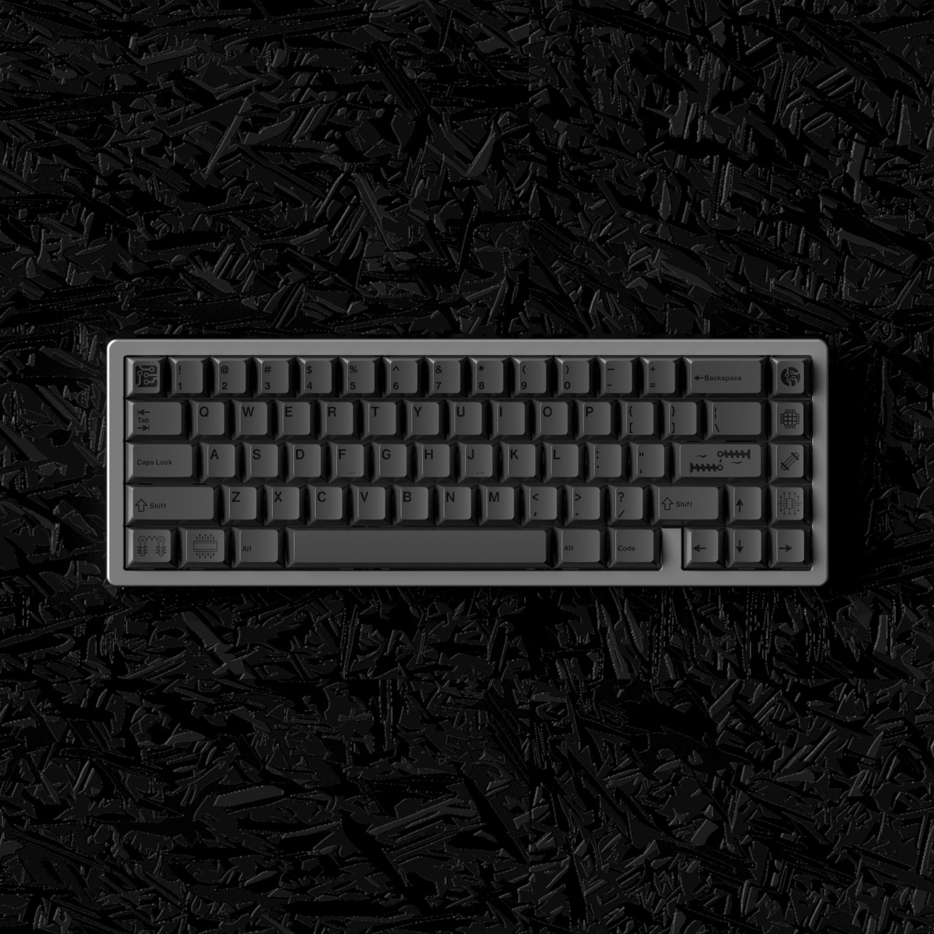 JKDK "Dark Matter" Keycap Set