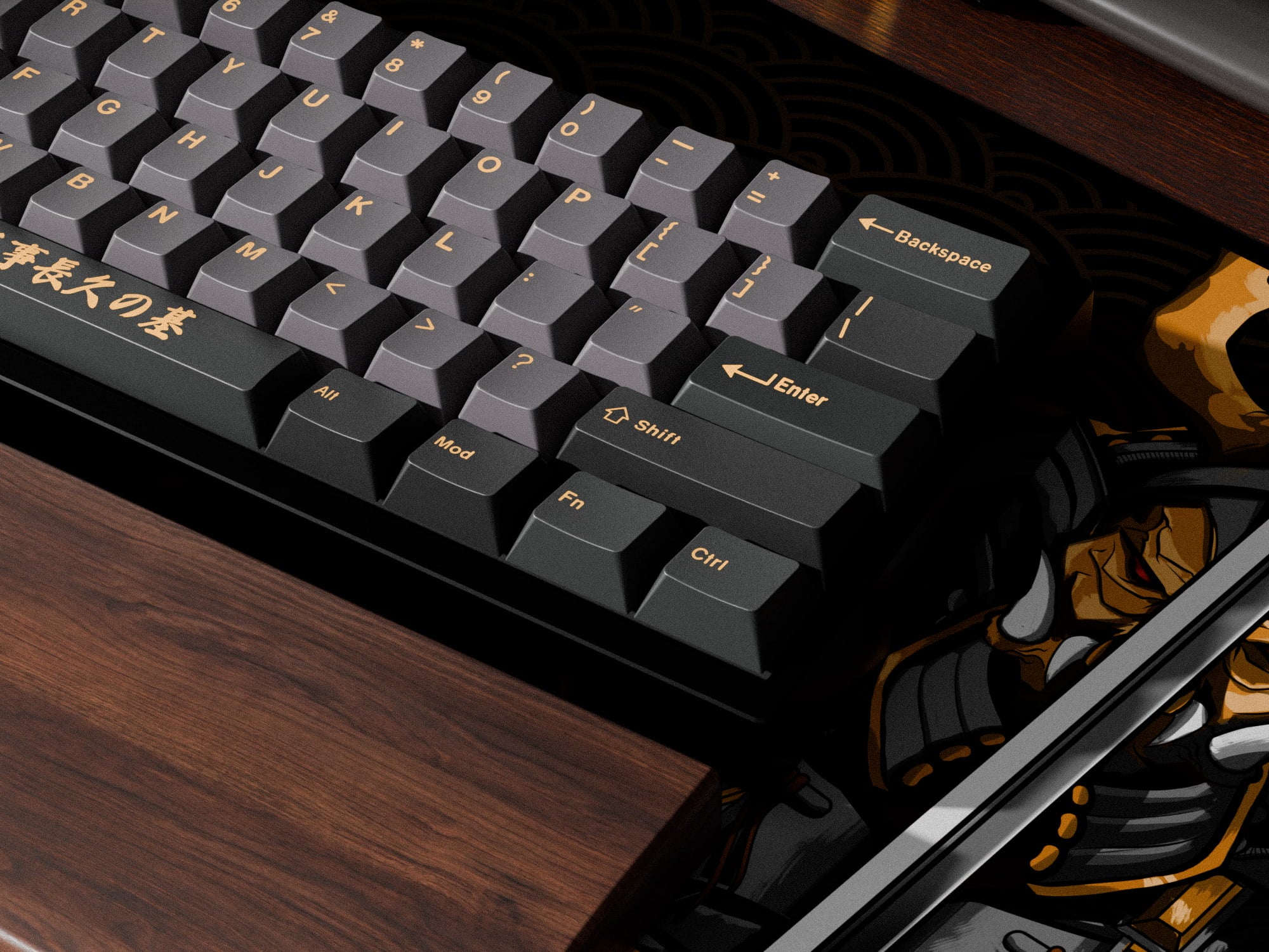 Shogun Mousepad + Keycap Set Bundle