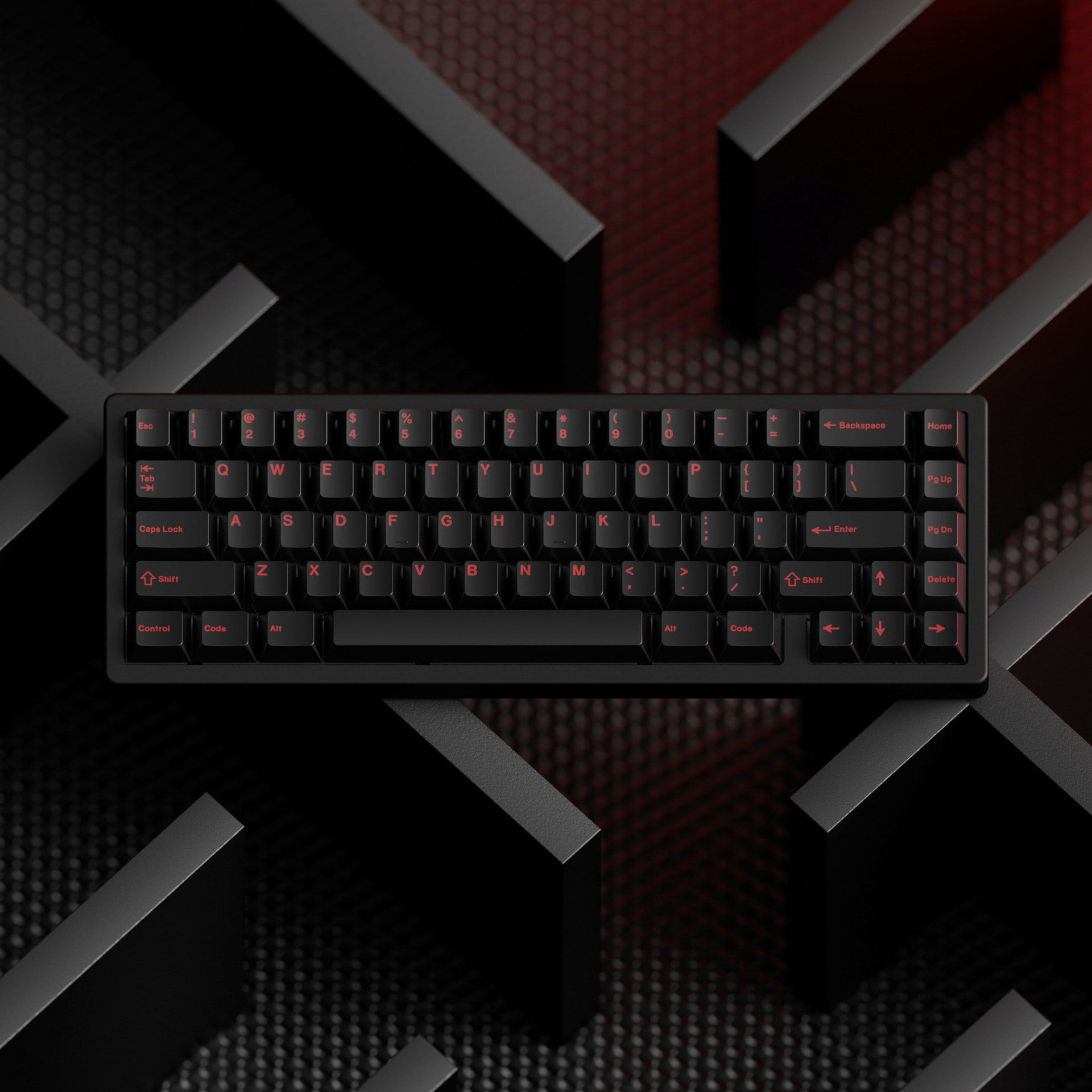 JKDK "Crimson Red" Keycap Set
