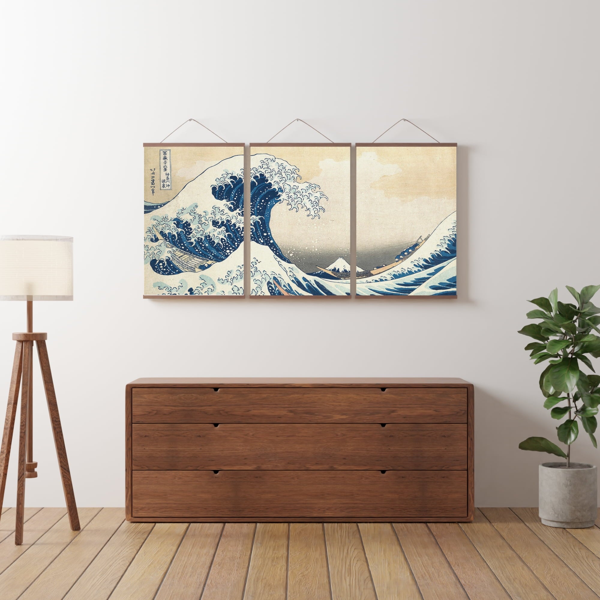 THE GREAT WAVE OFF KANAGAWA, BY HOKUSAI